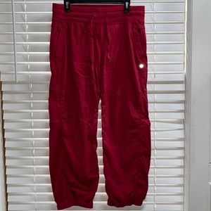 Lululemon Athletica Red Dance Studio Pants